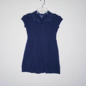 Amazon Essentials Girls Short Sleeve Navy Uniform